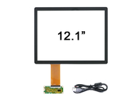Cuadrado de 12,1 pulgadas (relación de aspecto 4: 3) pantalla táctil para la máquina publicitaria elegante con IIC y la interfaz USB