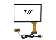 Pantalla de panel táctil PCAP de 7 pulgadas con controlador USB ILITEK ILI2511 para pantalla de 800x480 píxeles