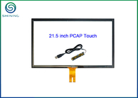 Pantalla del panel táctil del monitor de PCAP 21,5 pulgadas con el cable del regulador USB del USB