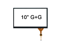 el panel táctil del GG del panel de 1024x600 TFT LCD cubrió con 16:9 de la relación de aspecto