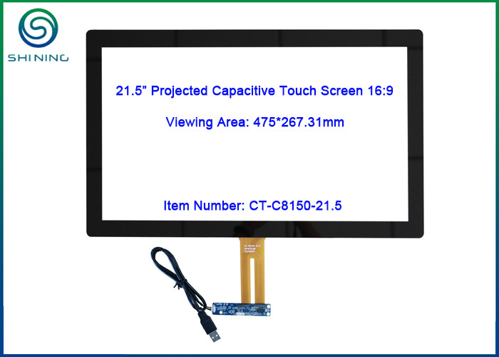 21,5&quot; regulador capacitivo For Kiosk/cajero automático de la pantalla táctil del USB ILI2302