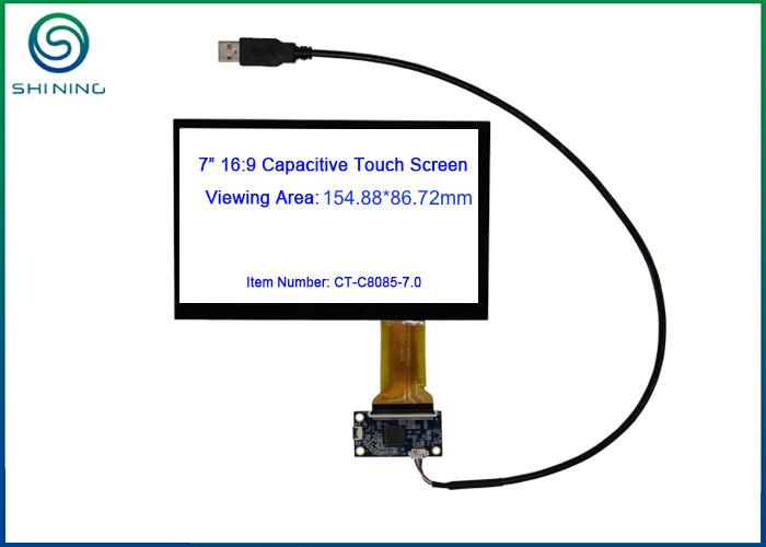 El panel multi capacitivo de la pantalla táctil de 7 pulgadas USB para Innolux AT070TN92 AT070TN93