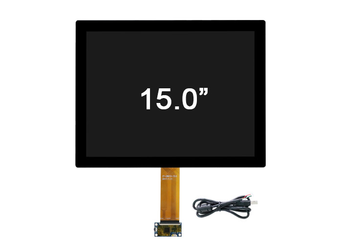 Pantalla táctil multitáctil TFT LCD de 15 pulgadas 1024x768 para monitores industriales